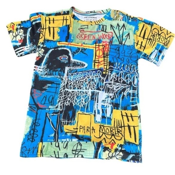 The Strokes X Jean Michael Basquiat “Bird On Money” T-Shirt Medium - Picture 3 of 6